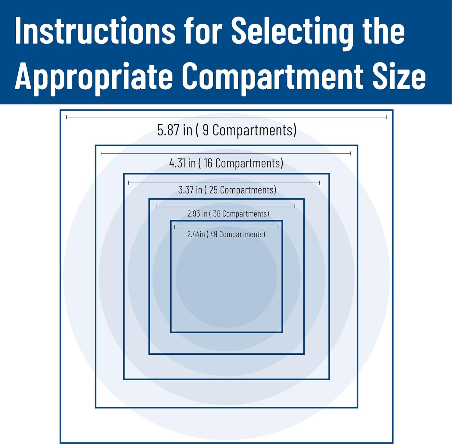 Carlisle FoodService Products Opticlean Glass Rack 16 Compartments with 3 Extenders for Kitchens and Restaurants, Plastic, 19.875 x 19.875 x 8.5 Inches, Carlisle Blue