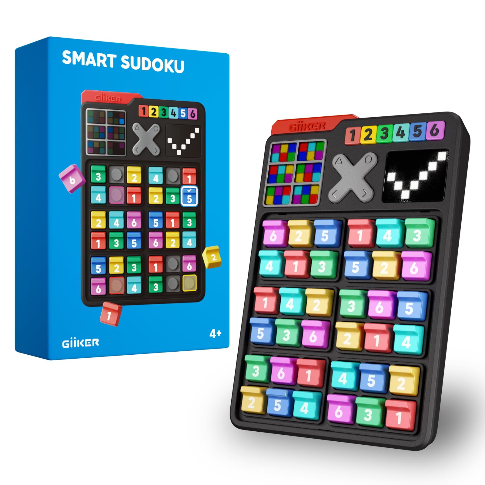 Smart Sudoku Puzzle Games, Original 2500 Challenges Sudoku for Kids, Brain Teaser Puzzle for Kids, Travel Games Birthday Gifts for Boys Girls, Easter Basket Stuffers Toys for All Ages