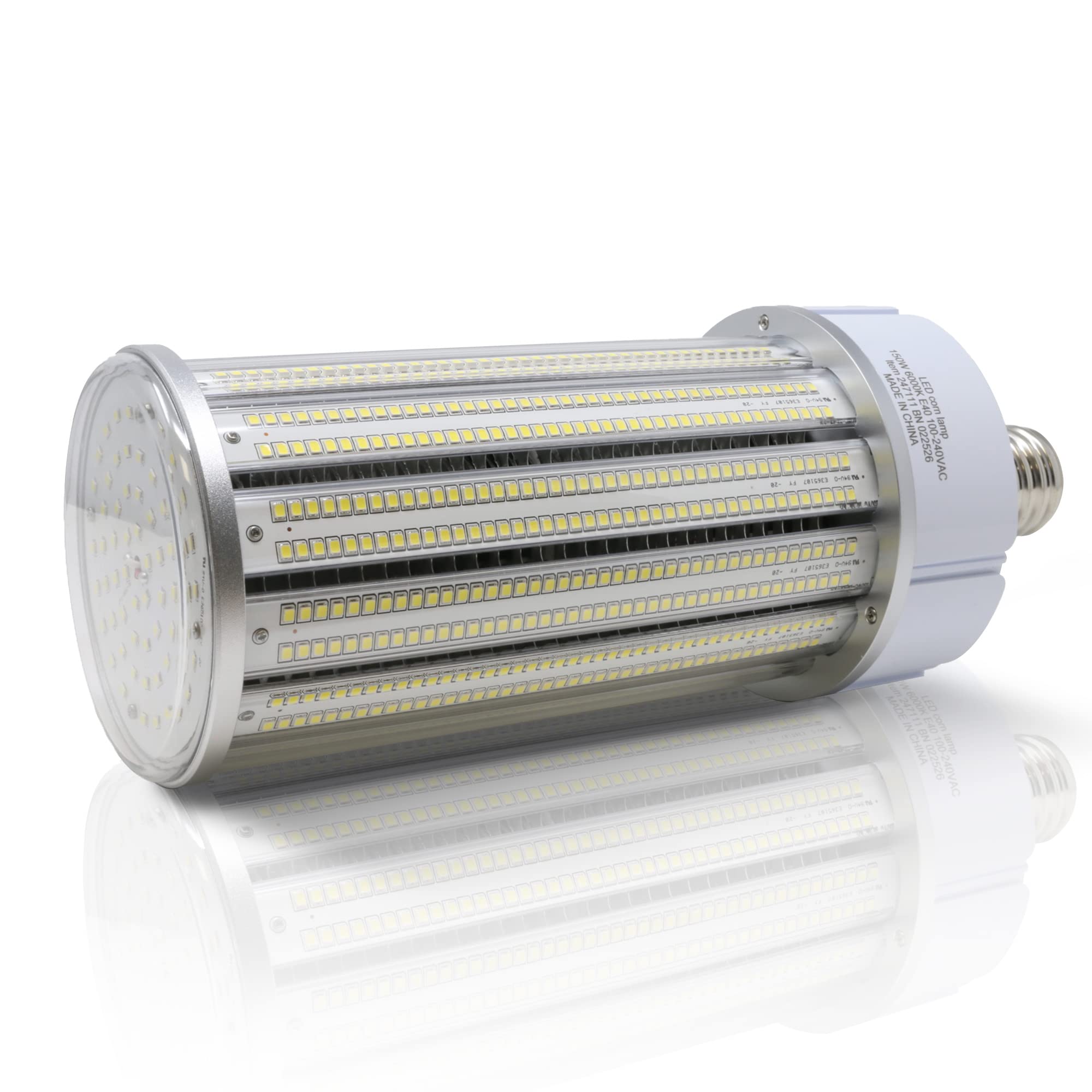 Bright Source White Led Corn Light Bulb, E40, 150W, 20250Lm, 360° Beam Angle, 6000K Daylight Replaces Metal Halide/Son/Hid/Hps For Large Spaces/Street/Parking/Garage/Warehouse & Factory