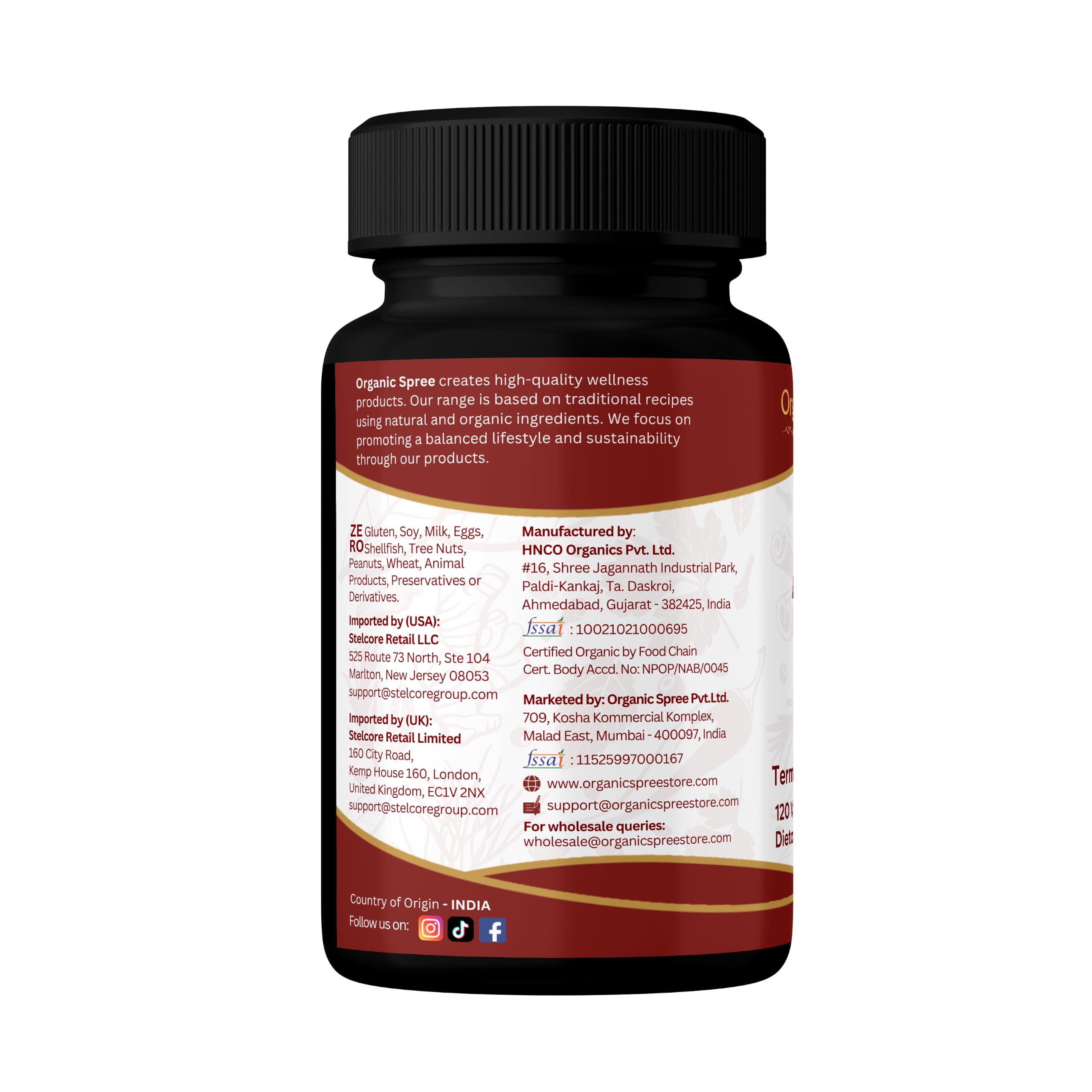 ORGANIC SPREE Arjuna 120 Tablets - Supports Heart Health & Daily Wellness* - Terminalia arjuna - 60 Days Supply - USDA Organic, GMP, HACCP Certified — Amazon image 9