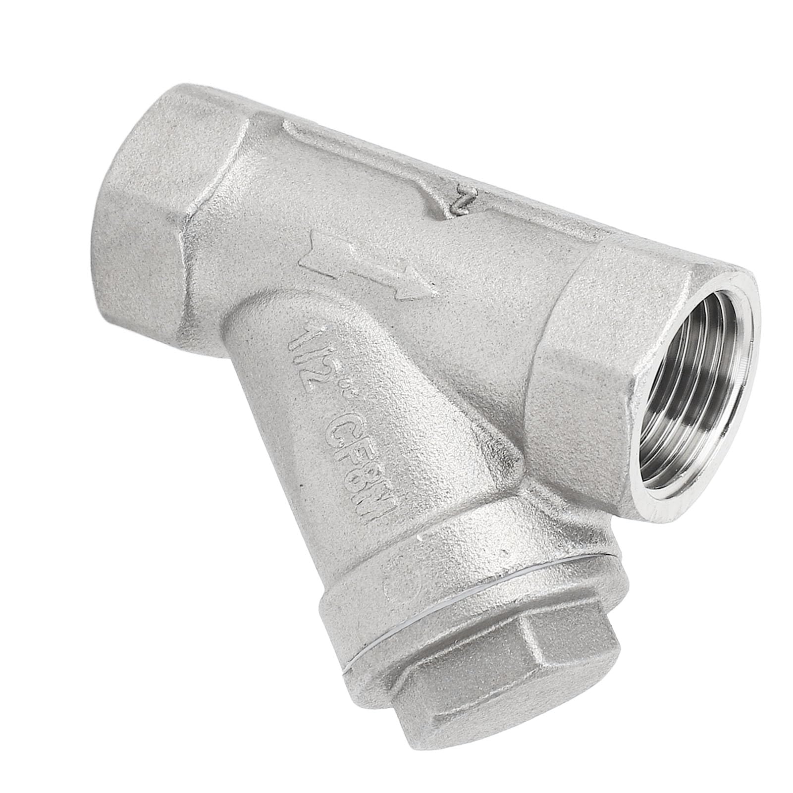 Filtro A Y In Acciaio Inox DN15 1/2" - Per Acqua, Gas E Vapore | Filtrazione Tubazioni, Facile Da Pulire - Foto 14
