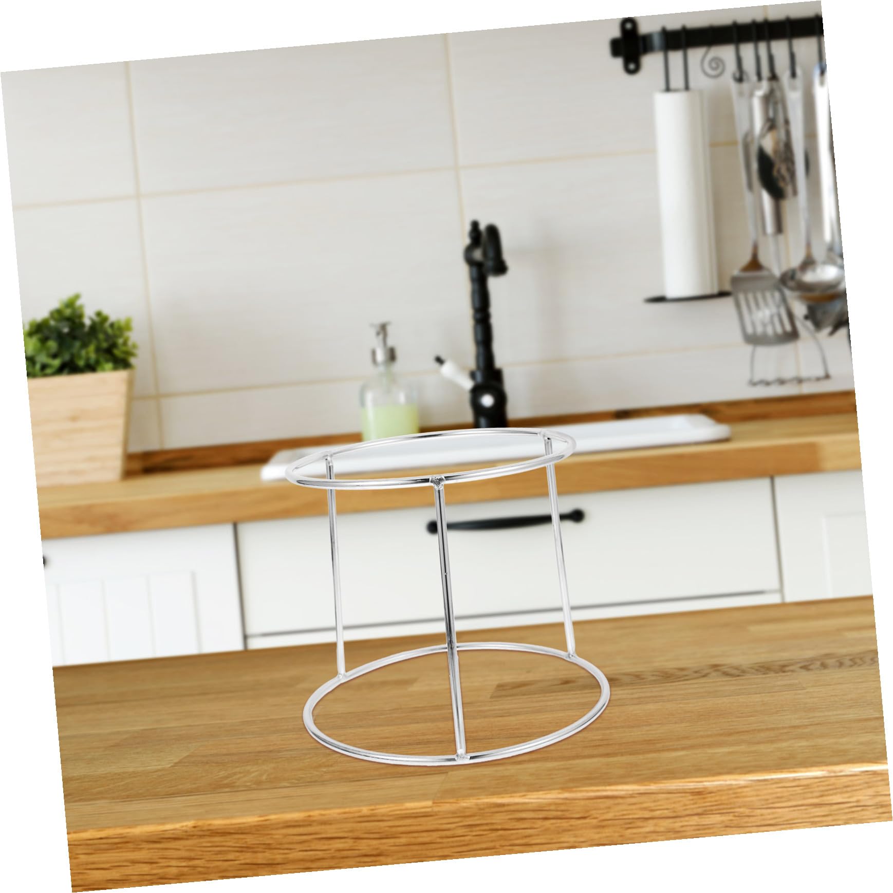 Cabilock 2 Pezzi Supporto per Piatti Frutti di Mare in Acciaio Inossidabile Multifunzionale Antiruggine per Cucina e Ristorante Design Doppio per Decorazione e Conservazione Dimensioni