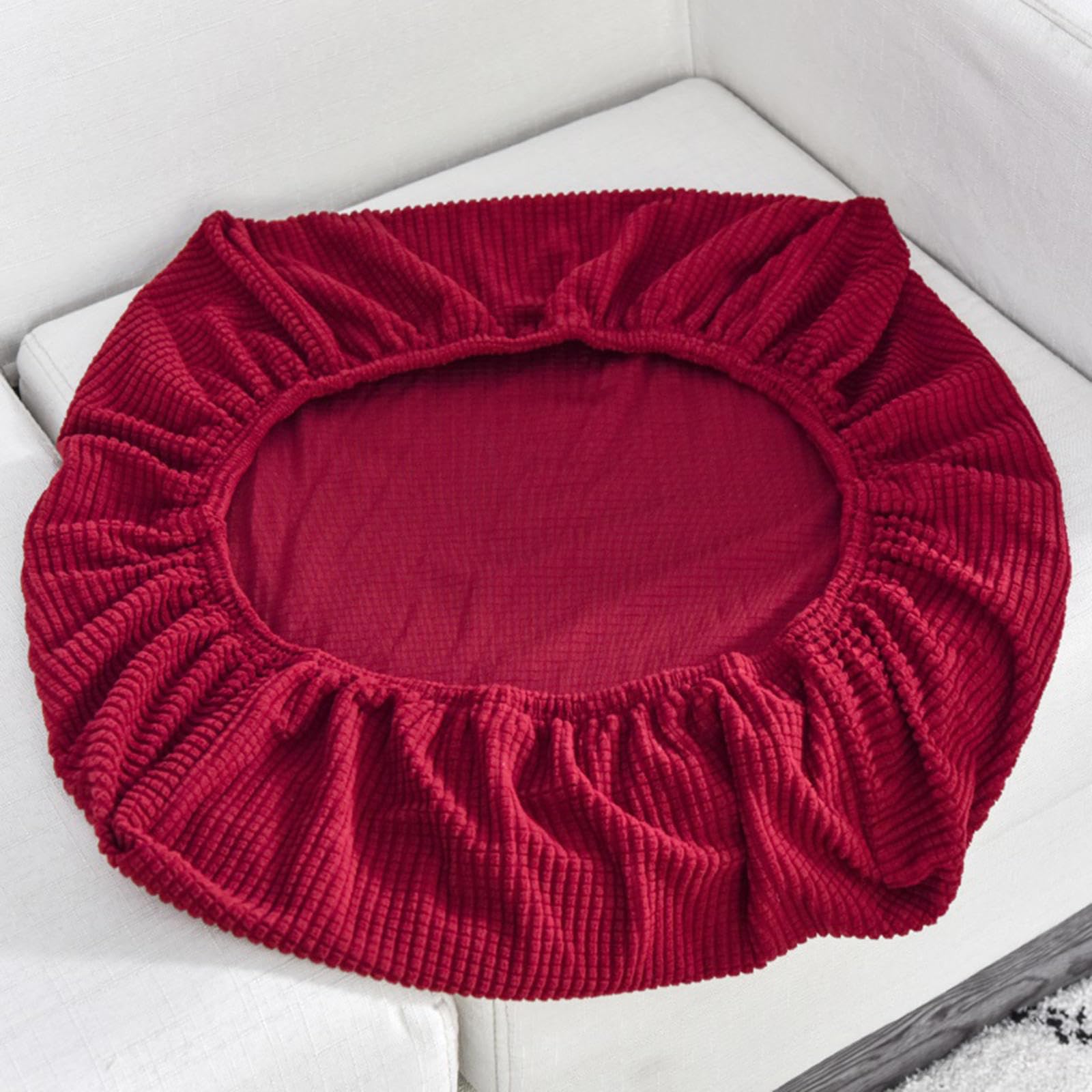 Ljqaizyl Red Sofa Cushion Covers Replacement,Stretch Sofa Seat Cover,1 2 3 4 Seater Highly Elastic Sofa Slipcovers For Living Room,L Shaped Corner Couch Seat Cover For Individual Cushion,-1Seat(50-63Cm)