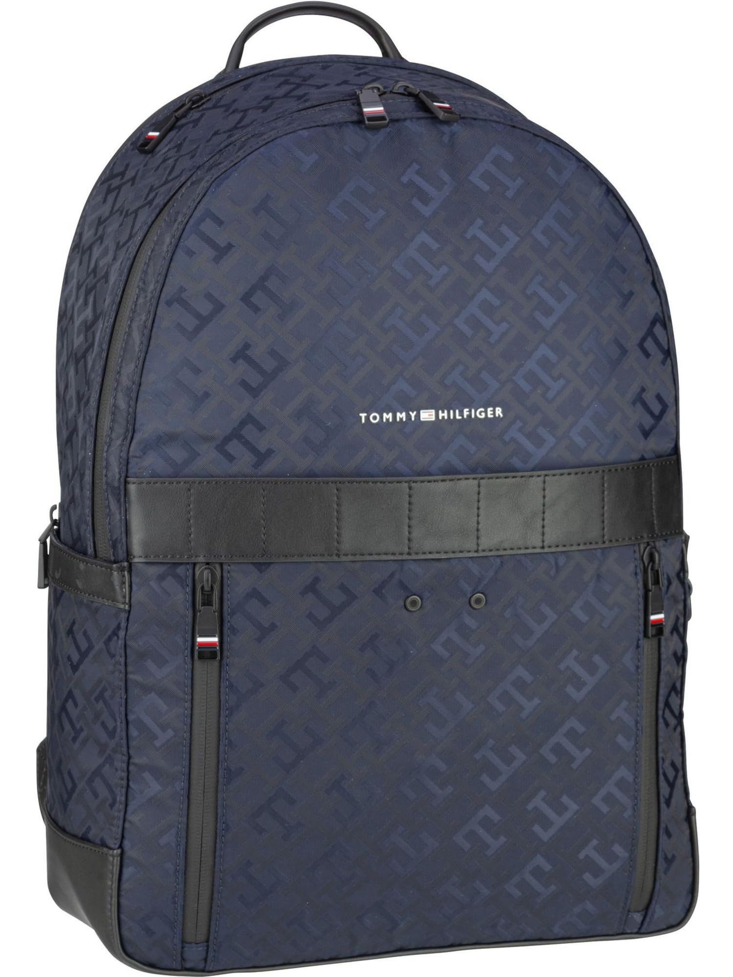 Tommy Hilfiger TH Elevated 1985 Mono Backpack AM0AM11086, Mochilas Hombre, Azul (Space Blue Monogram), OS