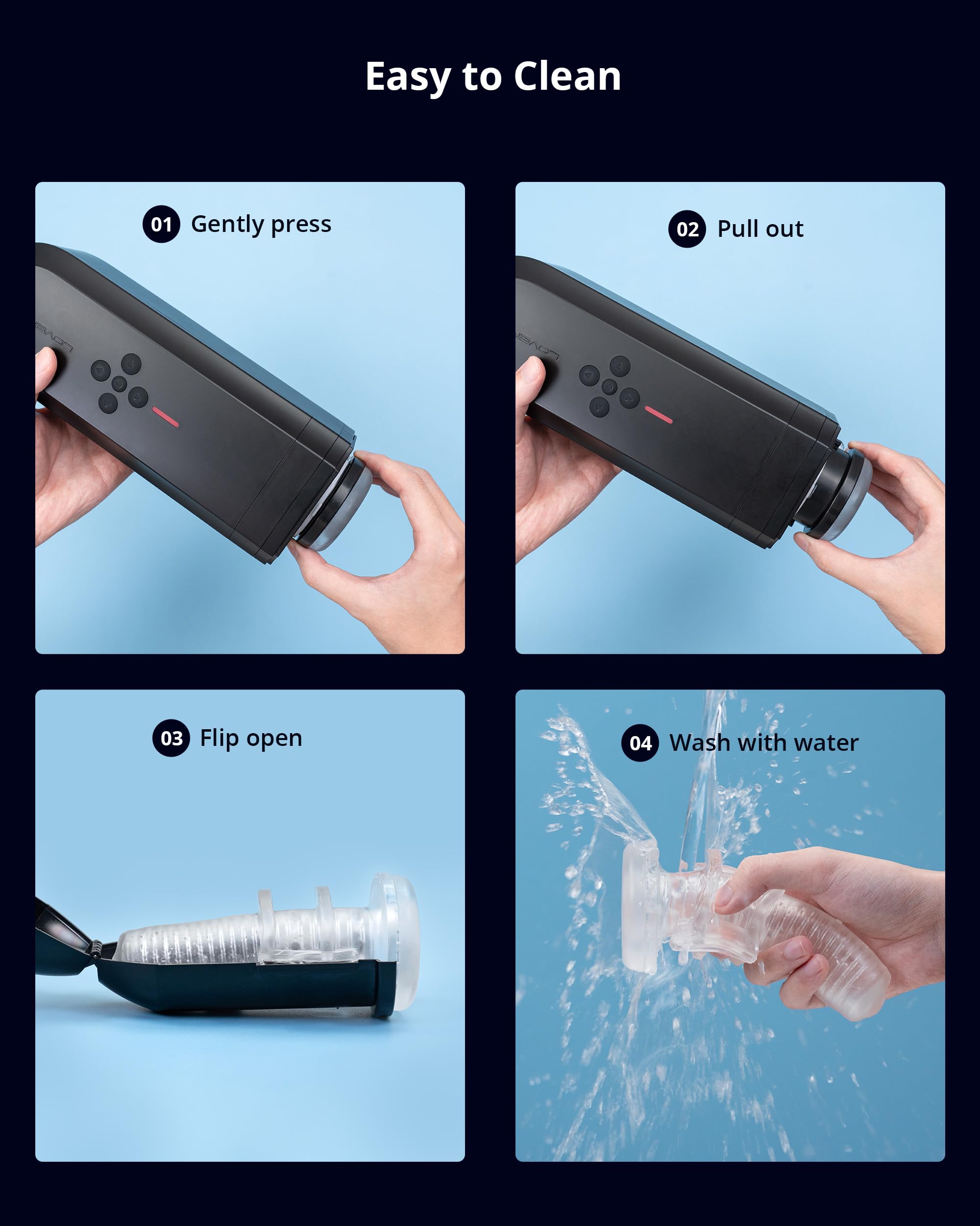 LOVENSE Solace Automatic Male Masturbator Stroker Toys, Hands-Free Electric Masturbators Cup with Adjustable Desk Mount 3D Realistic Pocket Pussy Adult Sex Toys & Games for Men Pleasure