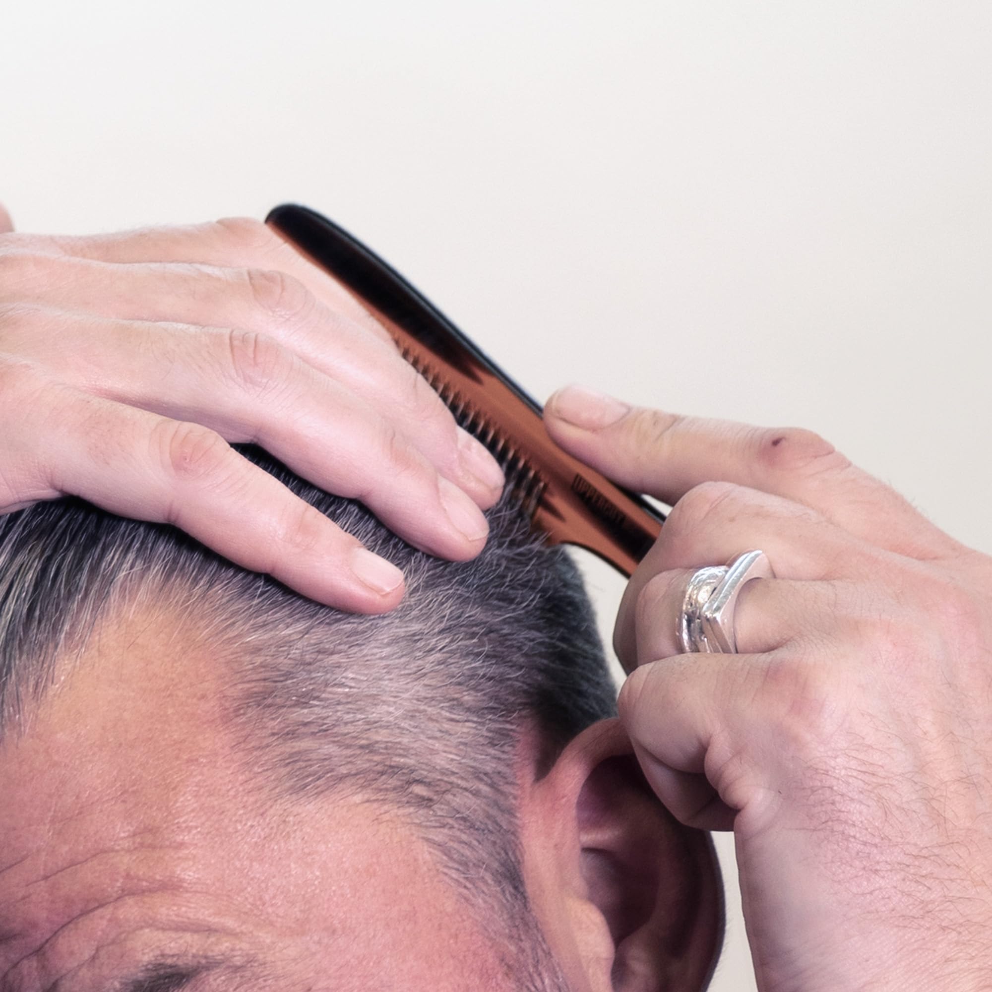 Uppercut Deluxe CT9 Styling Comb, Flat Handled Long Toothed Hair Comb for Ultimate Styling Control, Ideal for Grooming Medium to Long Hair Styles