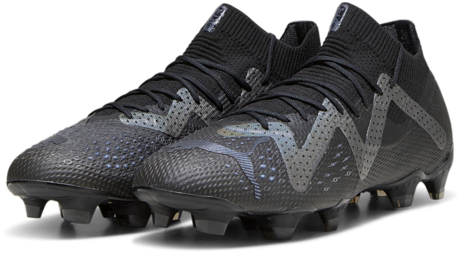 Puma - Mens Future Ultimate Fg/Ag Shoes, Color Puma Black/Asphalt, Size: 5 M US