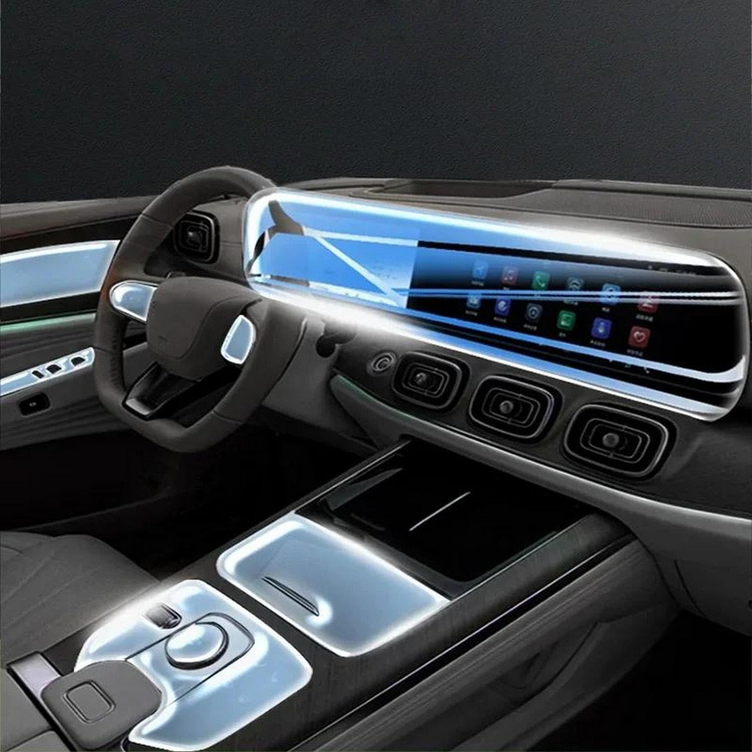 Film protection Chery Tiggo 9 préservez votre console centrale des clés et du café