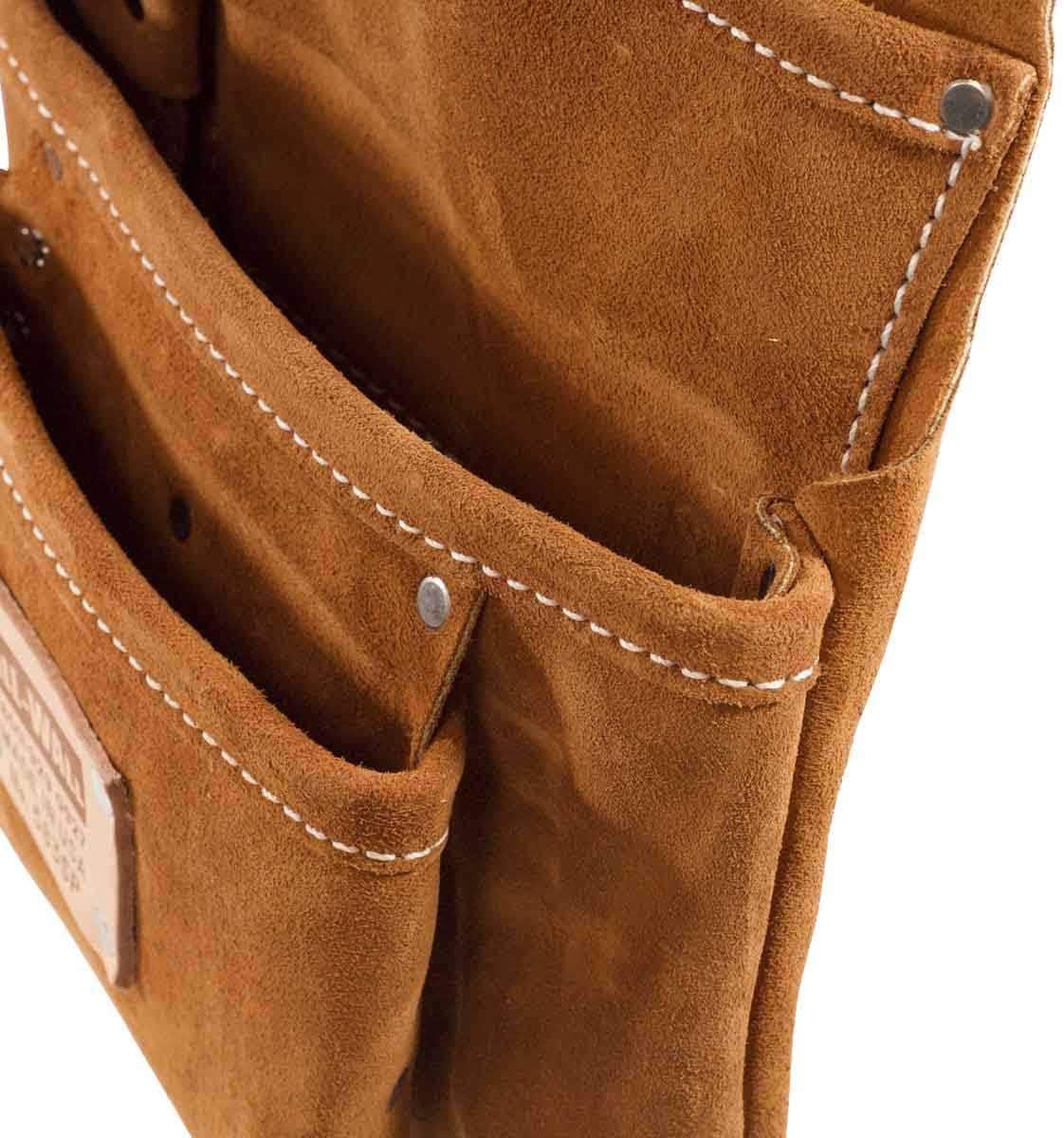 Heritage Leather 583SP 3-Pocket Professional Split Leather Drywall Bag