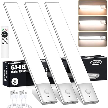 Luces LED Inalámbricas Para Gabinetes De Cocina Recargables