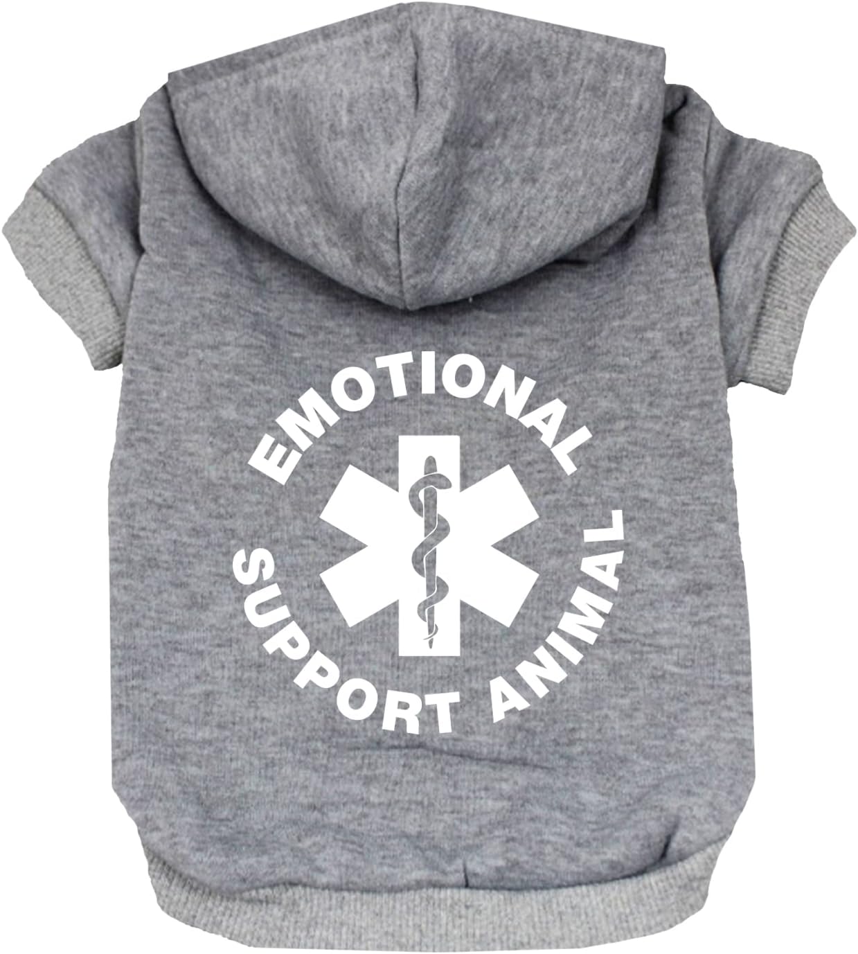 Emotional Support Animal (ESA) Pullover Fleece Lined Dog Hoodie (Hooded Sweatshirt) Assorted Colors