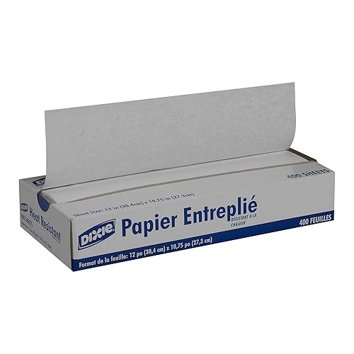 Miniatura 1 de Georgia-Pacific Dixie Papel entrelazado resistente al calor por PRO , blanco, HR12, 10.75 pulgadas de ancho x 12 pulgadas de largo, 4,000 unidades