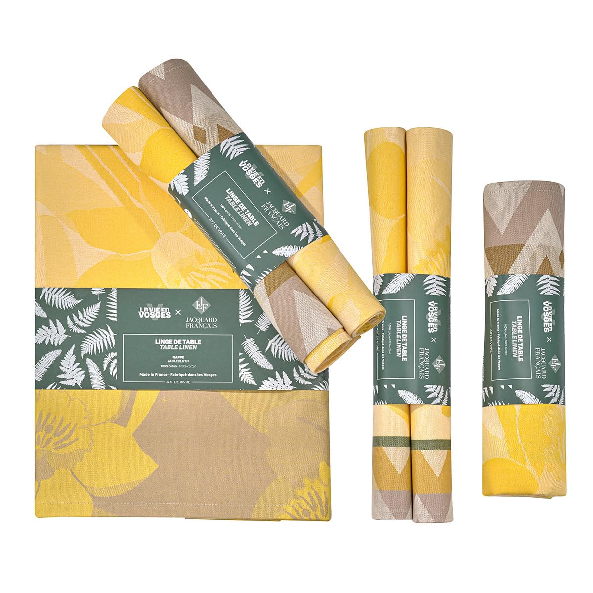 Nappe enduite coton Provence Bastide | Le Jacquard Français