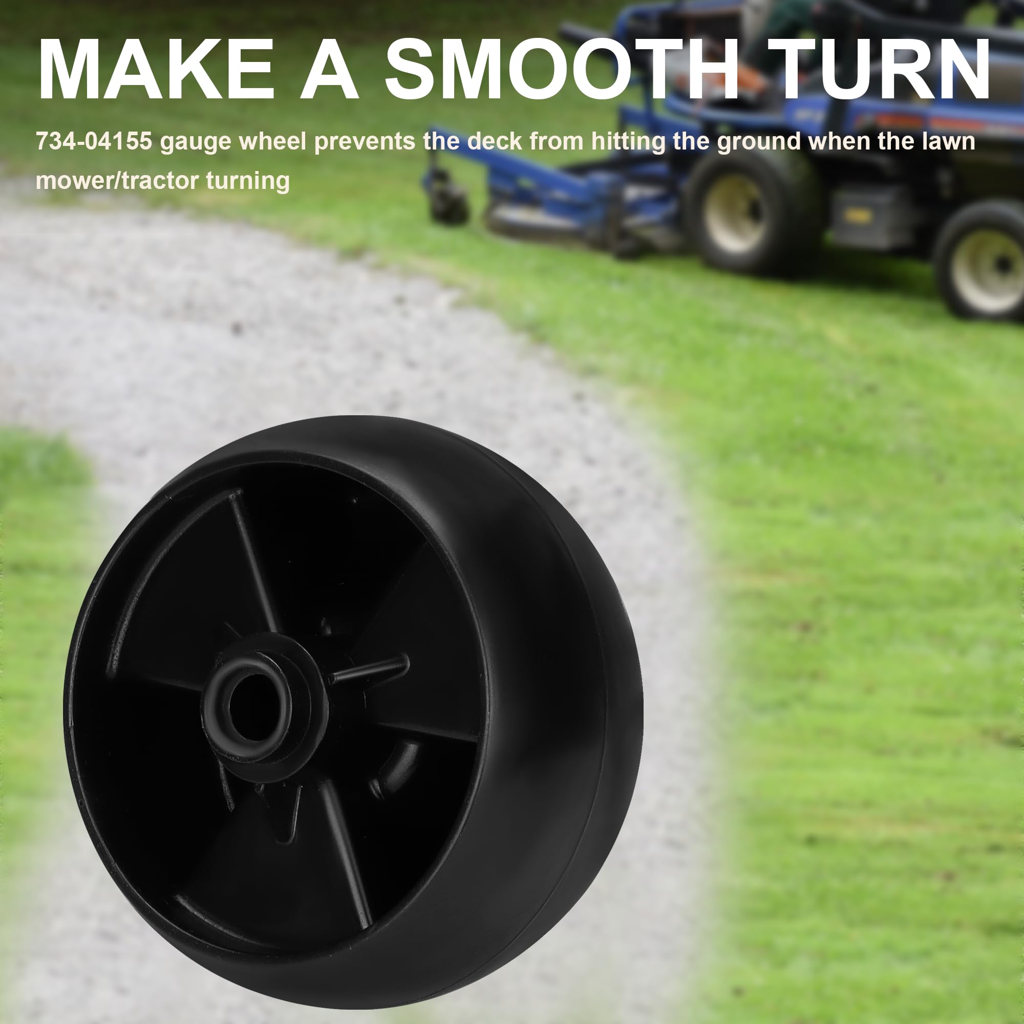 Mower Parts Deck Wheels For Cub Cadet LTX1040 734-0973 41434 Wheel