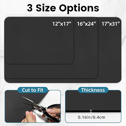 Miniatura 2 de PoYang Tapete de café extragrande de 31.5 x 17 pulgadas, accesorios de barra de café para encimera, tapete absorbente para secado de platos,