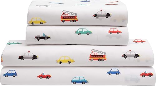 MALLARY BY MATTHEW - Juego de sábanas estampadas 100% microfibra súper suave para niños