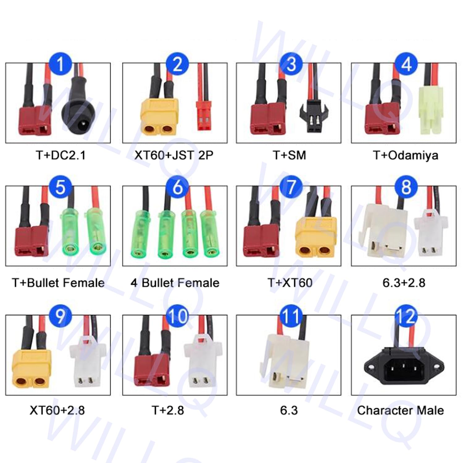 Batterie Lithium 36V 10Ah pour kit Moteur Trottinette électrique | Pièce rechange pour scooter, batterie 36V 10000mAh pour vélo électrique, avec connecteurs SM et XT30, enveloppe en PVC
