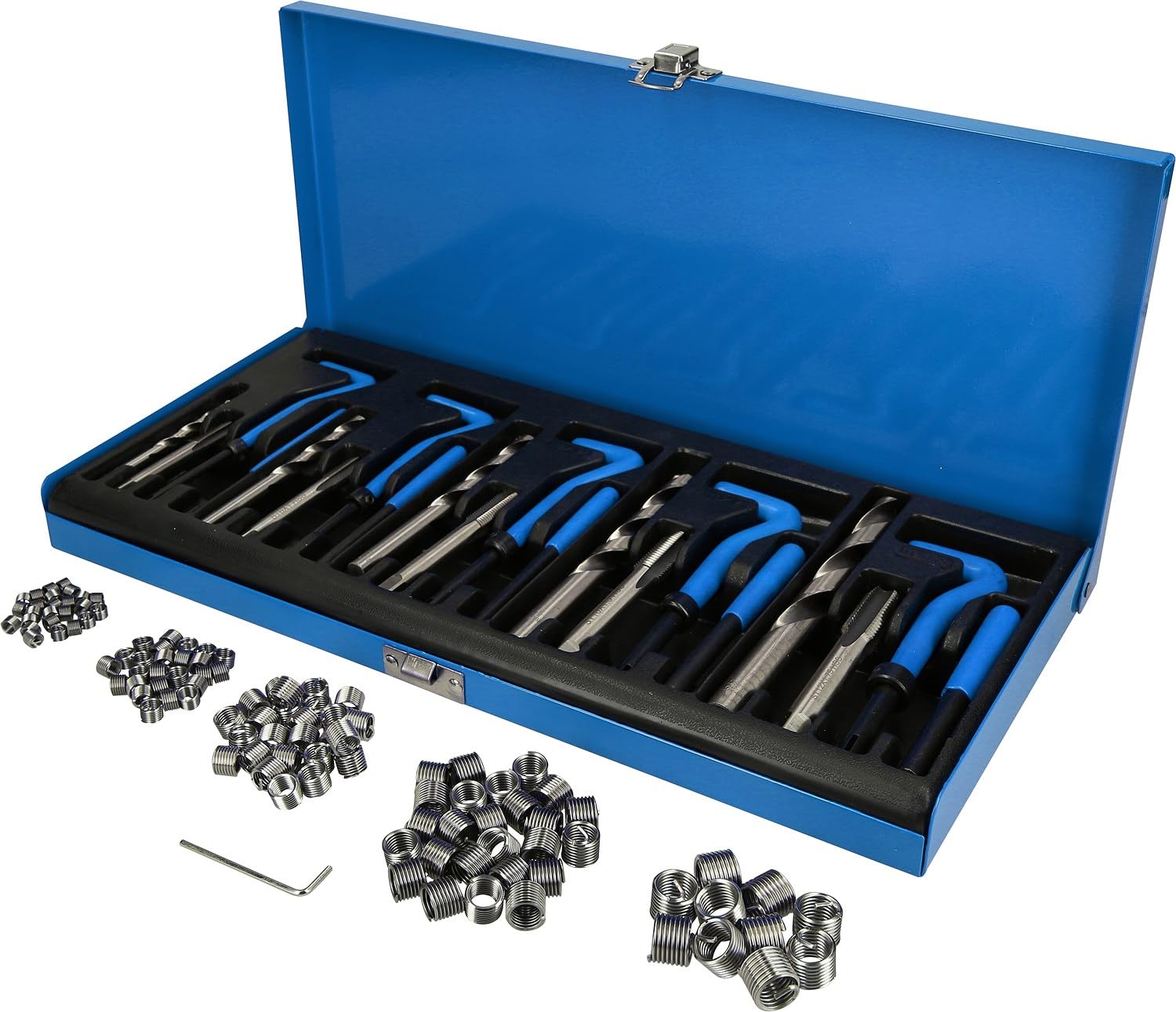 BRILLIANT TOOLS BT541150 Zestaw do naprawy gwintów, 131-szt [Powered by KS TOOLS]