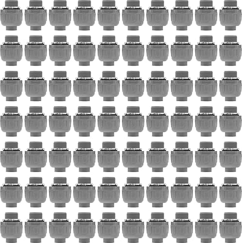 Conector hermético de líquido de 34 pulgadas, accesorios de conducto eléctrico de PVC, conector de conducto flexible recto de 180 grados para el