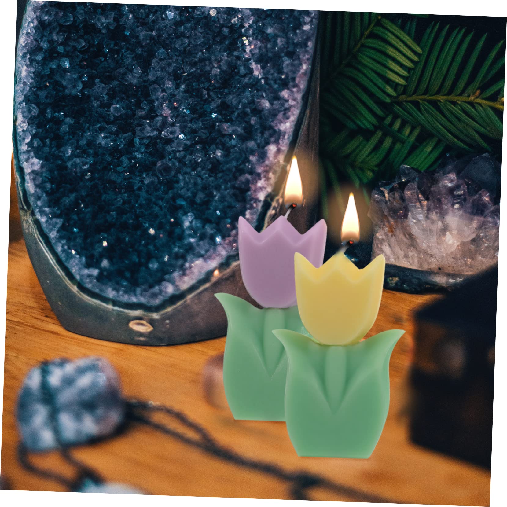 Paquete De 3 Velas Decorativas Con Forma De Vela Para Decoración Del Hogar Para Pascua