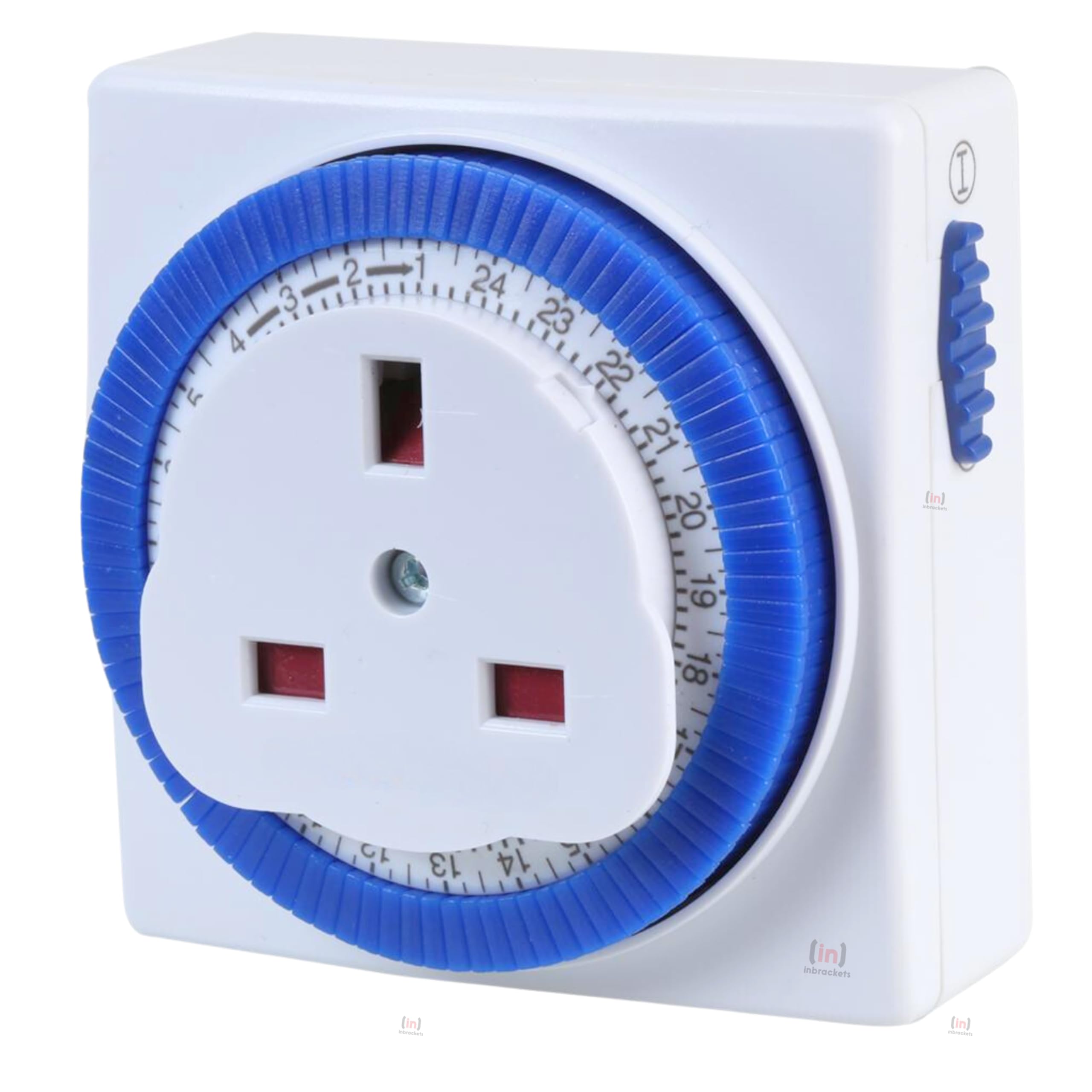 Compact 24-Hour Plug in Timer Mechanical Timer Socket UK PLUG for Energy Saving Ideal for Lamps (1)