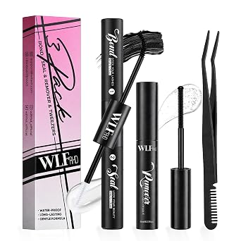 Lash Bond and Seal Waterproof 3-in-1 Lash Remover for Lash Extensions Lash Glue for Eyelash Clusters DIY Eyelash Extension Remover Lash Cluster Glue Kit Eyelash Remover 15ml Black Set