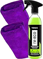 Produto Shampoo Para Lavar o Carro A Seco Não Precisa de Agua V-Eco Fast + 2 Pano Microfibra Js