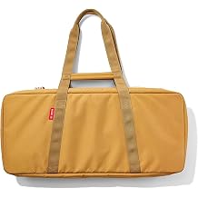 Made In Cookware - Griddle Utility Bag - Fits 2-Burner Carbon Steel Griddle - Removable Stain-Proof Interior - Luggage Grade Nylon - Camel Exterior and Olive Interior