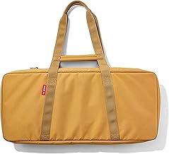 Made In Cookware - Griddle Utility Bag - Fits 2-Burner Carbon Steel Griddle - Removable Stain-Proof Interior - Luggage Grade Nylon - Camel Exterior and Olive Interior