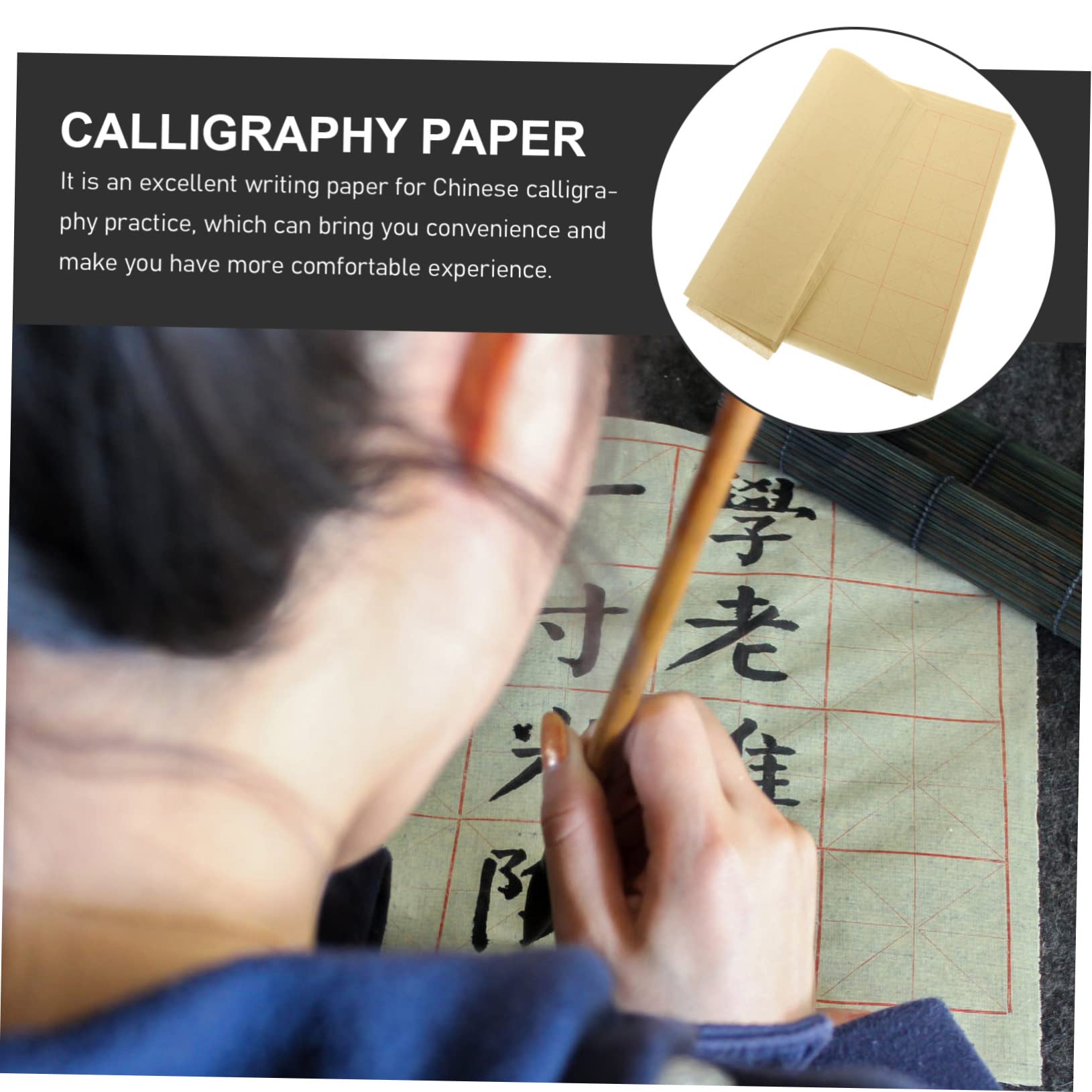 Papier Xuan Absorption 120 Feuilles Papier Riz Calligraphie 34,5x27cm - Papier Xuan Pour Peinture Et écriture Chinoise Papier Calque A4