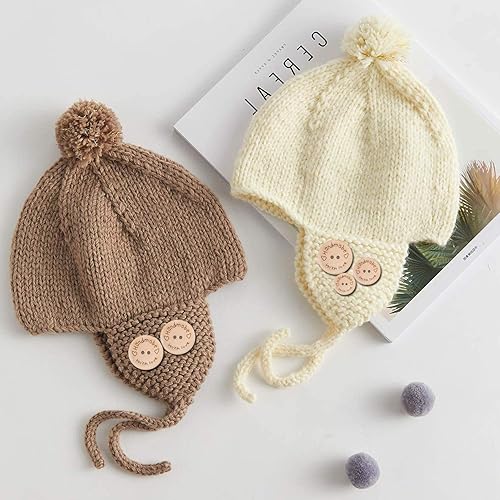 Miniatura 6 de 300 piezas de madera hechas a mano con amor, decoración redonda para manualidades, 2 agujeros, botones de costura de madera (15,20,25in)