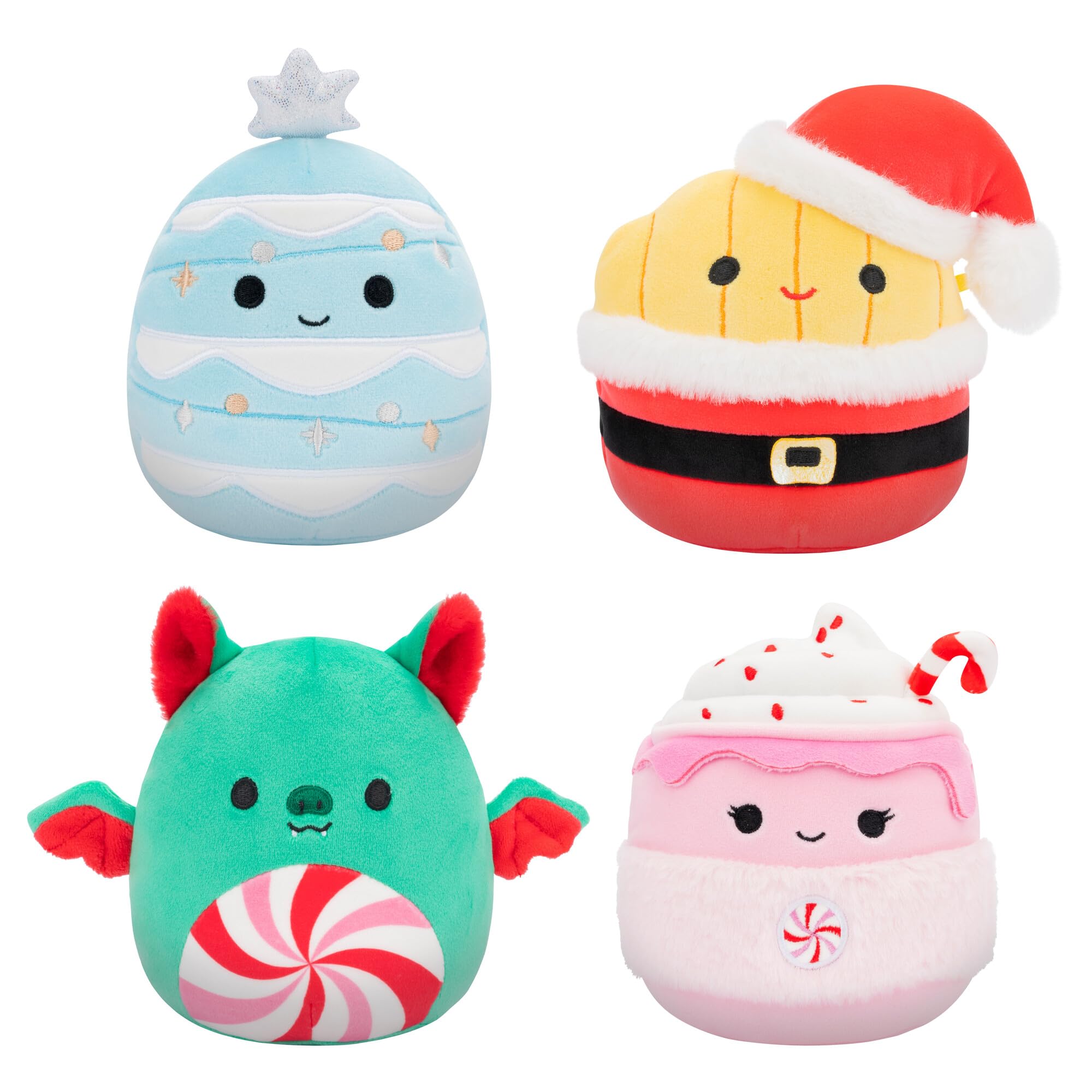 Squishmallows Original 5Inch Holiday 4Pack Ethel Hot