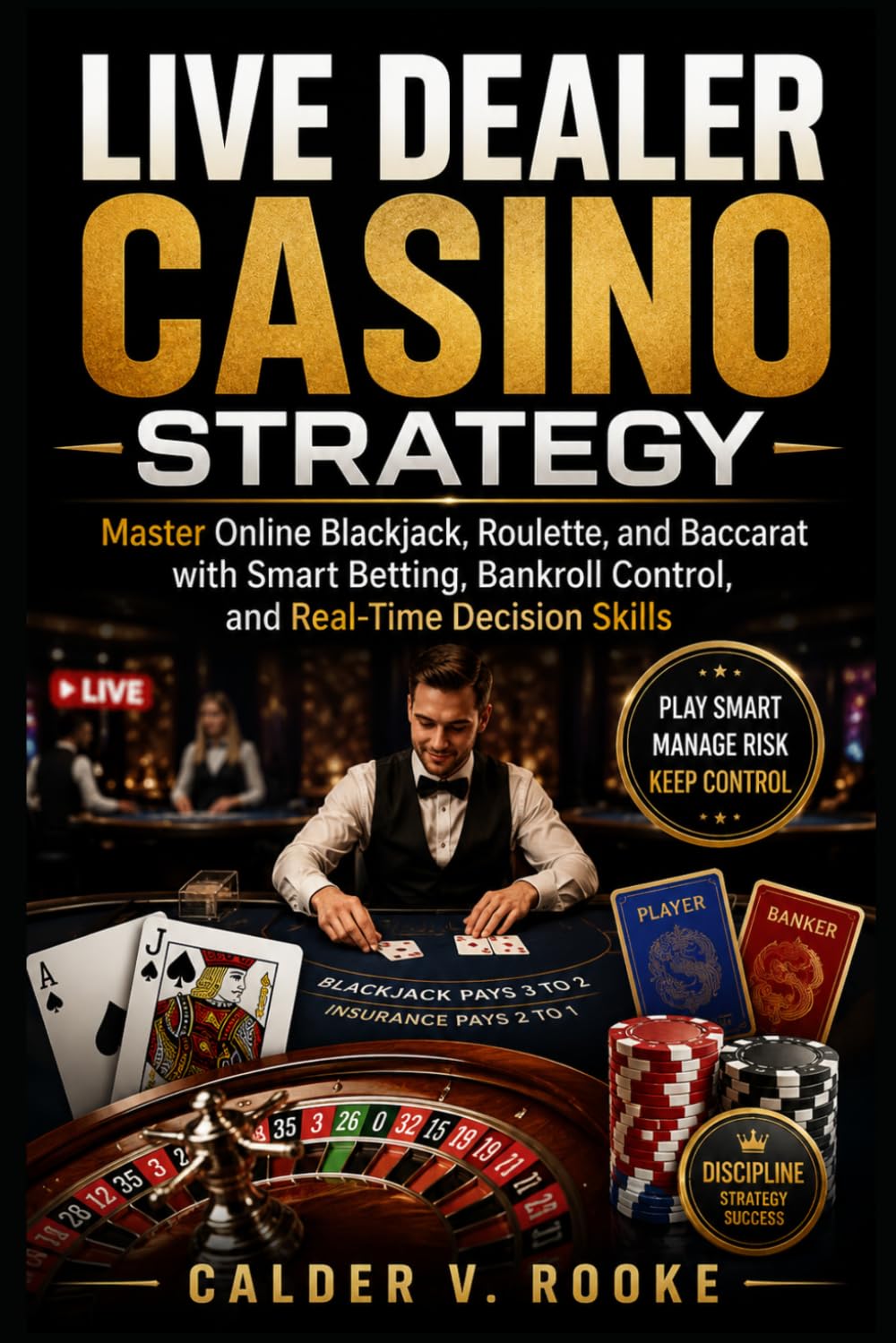 Live Dealer Casino Strategy: Master Online Blackjack, Roulette, and Baccarat with Smart Betting, Bankroll Control, and Real-Time Decision Skills