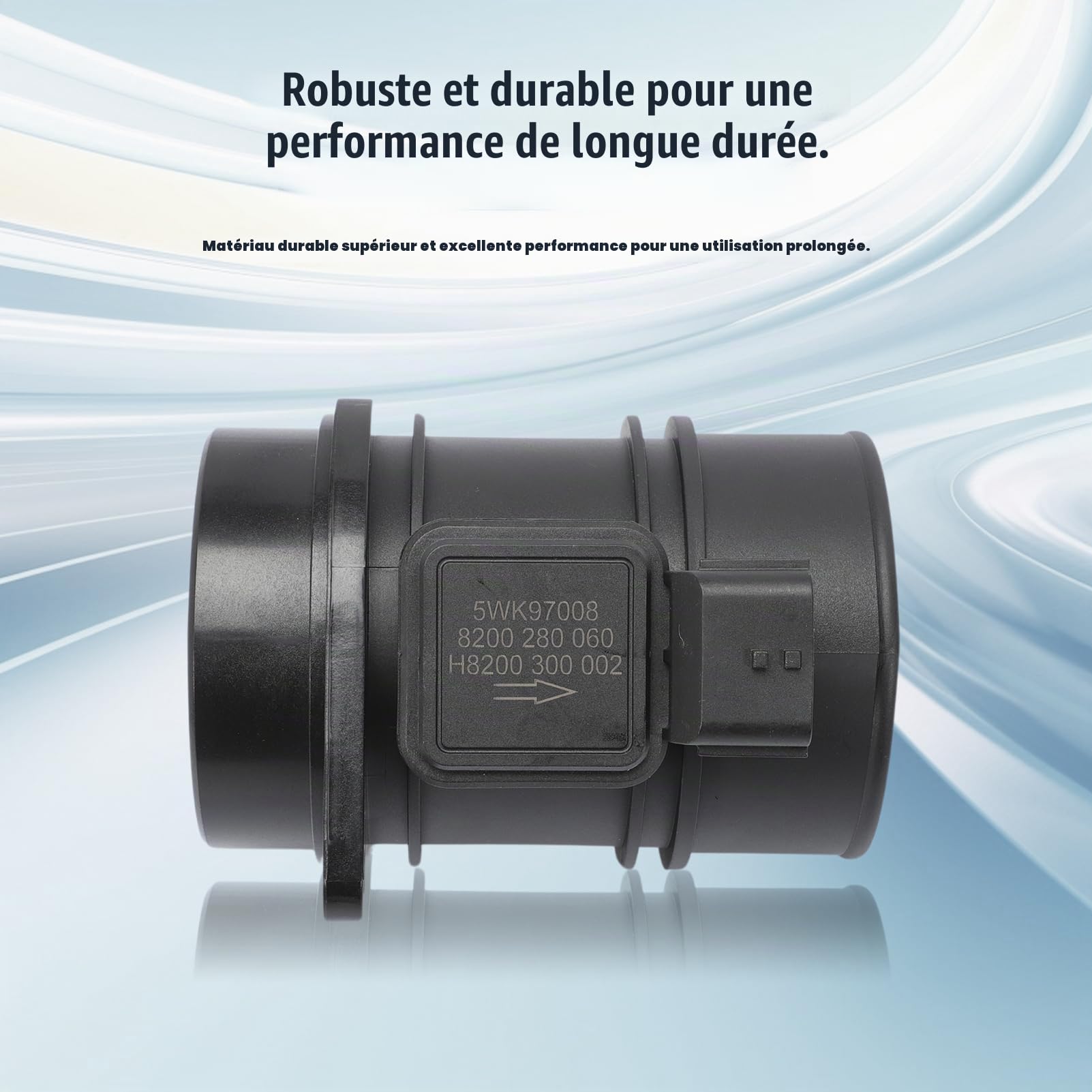 5WK97008Z Débitmètre De Masse D'Air Compatible avec Kan-goo Scenic Trafic,Débitmètre Massique d'Air Compatible avec Master Movano Vivaro