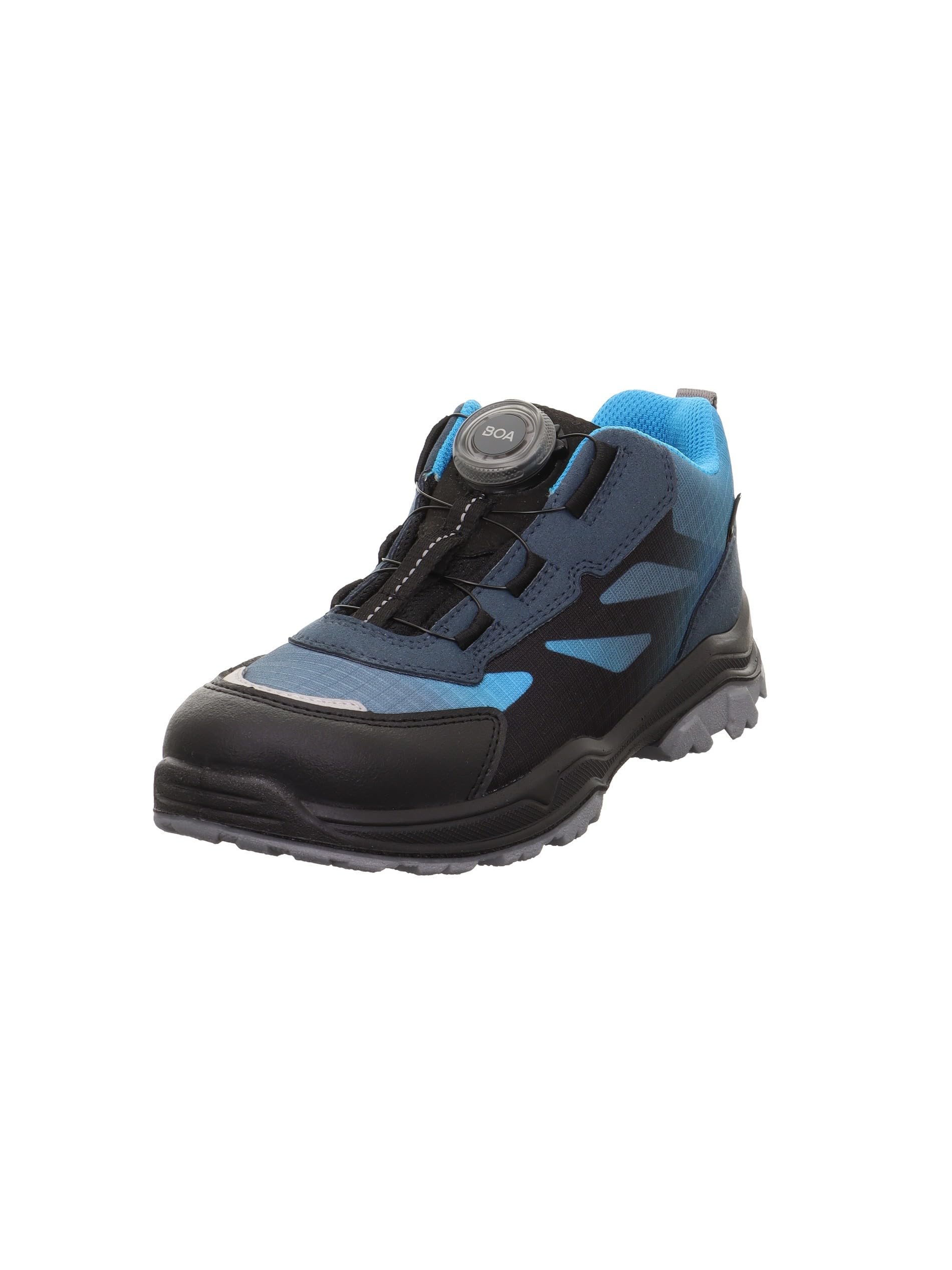 Superfit Jupiter Boys' Lightly Lined Gore-Tex Blue/Turquoise 8020 Trainers, 34 EU Wide