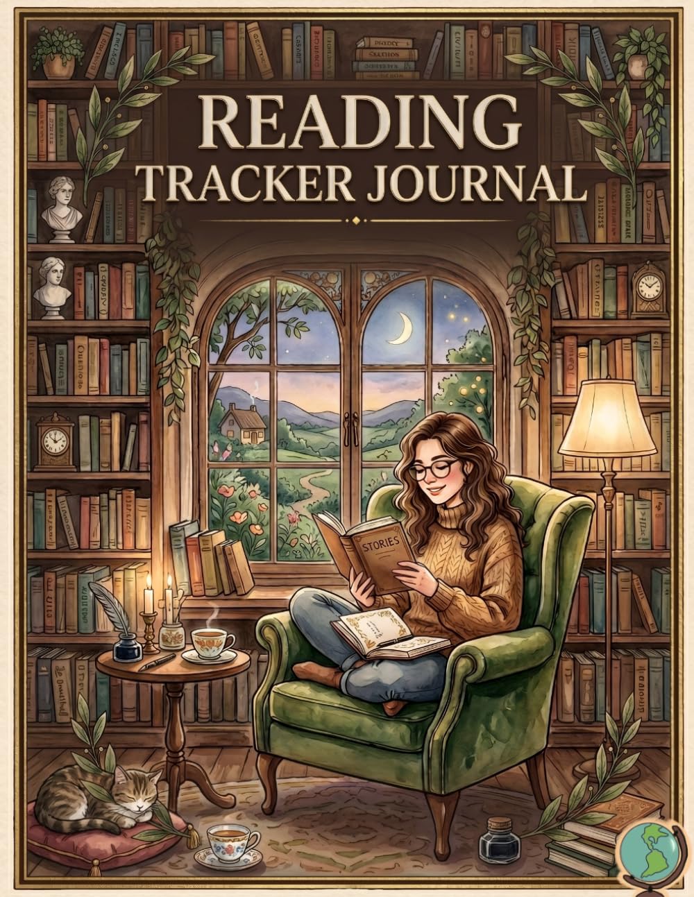 READING TRACKER JOURNAL: SIZE 8.5*11 | PAGES 110 | Track Books Read, Record Reviews, Set Reading Goals & Build Better Reading Habits | Bonus Coloring Pages Included