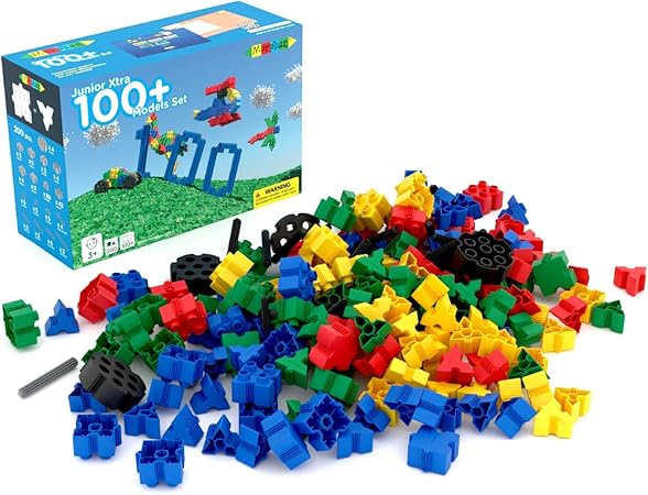 Amazon Co Jp Morphun Stem 組み立てブロックセット ジュニアxtra0ピースセット 100種類以上 おもちゃ