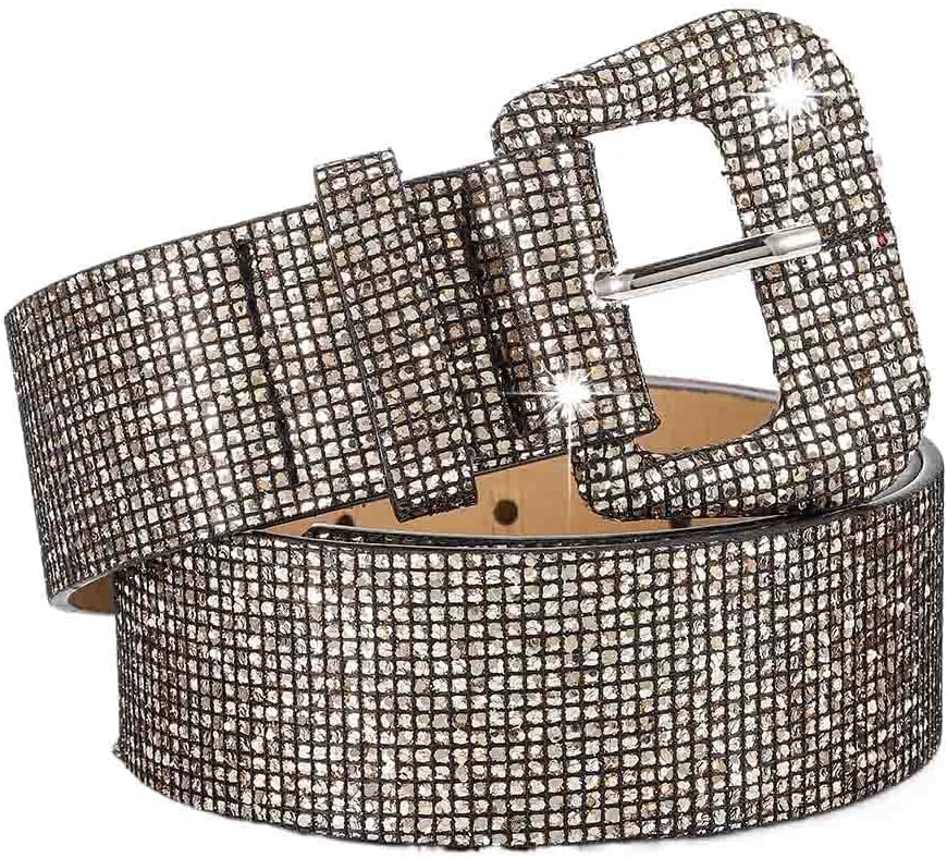 glitter belts for dresses Women Glitter Sequin Belts Stretchy Sparkly Cinch Belt Disco — Dutch  Growers Regina