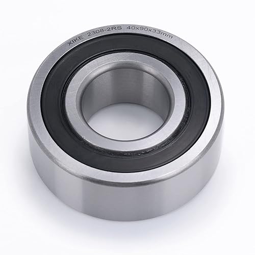 Miniatura 64 de XIKE 1 Pcs 2204-2RS Sealed Self-Aligning Ball Bearings 20x47x18mm, Lubricated and Chrome Steel Fits