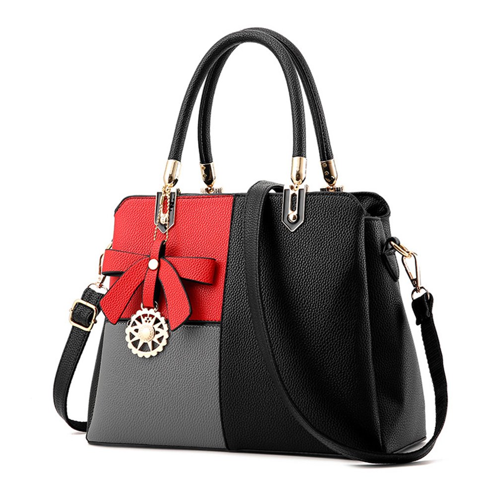 HSAJS Sac Bandoulière Femme Cuir PU - Bandoulière Réglable Amovible, Sac Poitrine Voyage Sport Shopping
