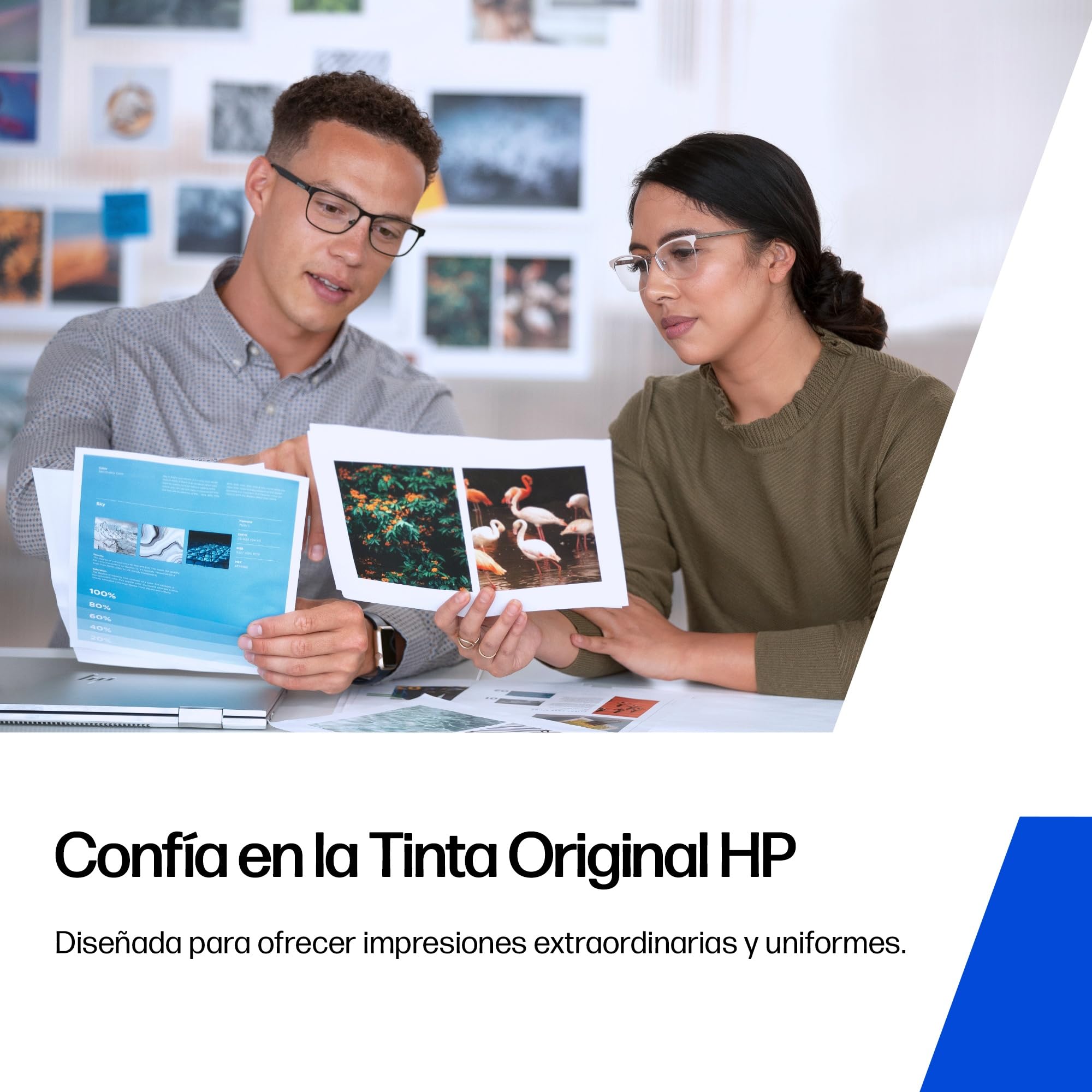 HP 903 Negro, Cian, Magenta, Amarillo, Pack de 4 Cartuchos Tinta Originales | Compatible con OfficeJet 6950, OfficeJet Pro 6960, 6970, 300 páginas (6ZC73AE)