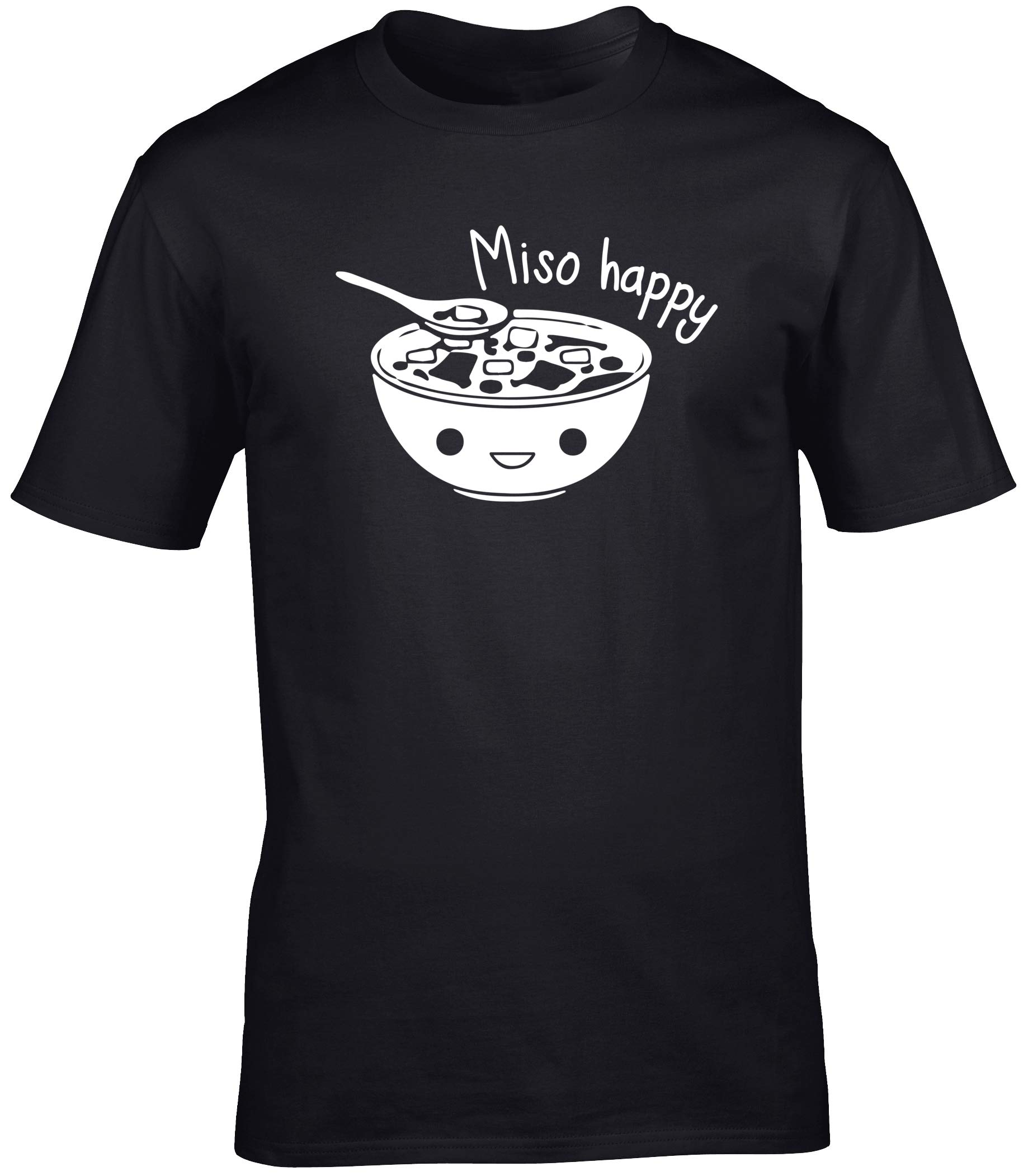 Miso Happy Unisex Short Sleeve t-Shirt (Specific Size Guide in Description)