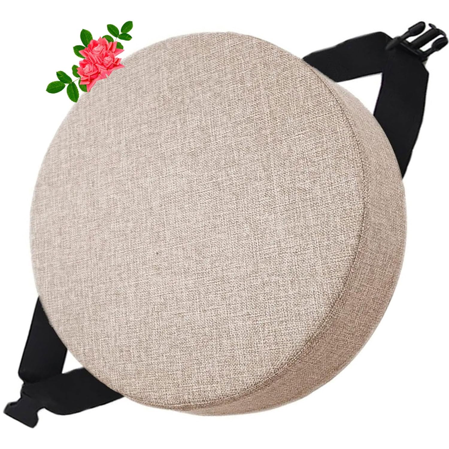 Uyeoco 4# Memory Foam Round Seat Cushion 5/8Cm Thick,35/40/45/50Cm Round Stool Cushion, Circle Chair Pad With Removable Cover For Dining Kitchen Bar Chairs (Color : Size : 35X35x5cm)