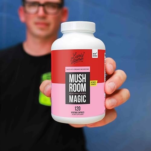 Miniatura 8 de LIVELY VITAMIN CO. Mushroom Magic - Chaga - Cordyceps - Melena de león - Cola de pavo - Reishi - Shiitake - Maitake - Inmune - Energía - Memoria -