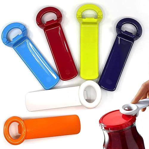 6 Pack Jar Key Opener - Plastic Jar Lid Opener