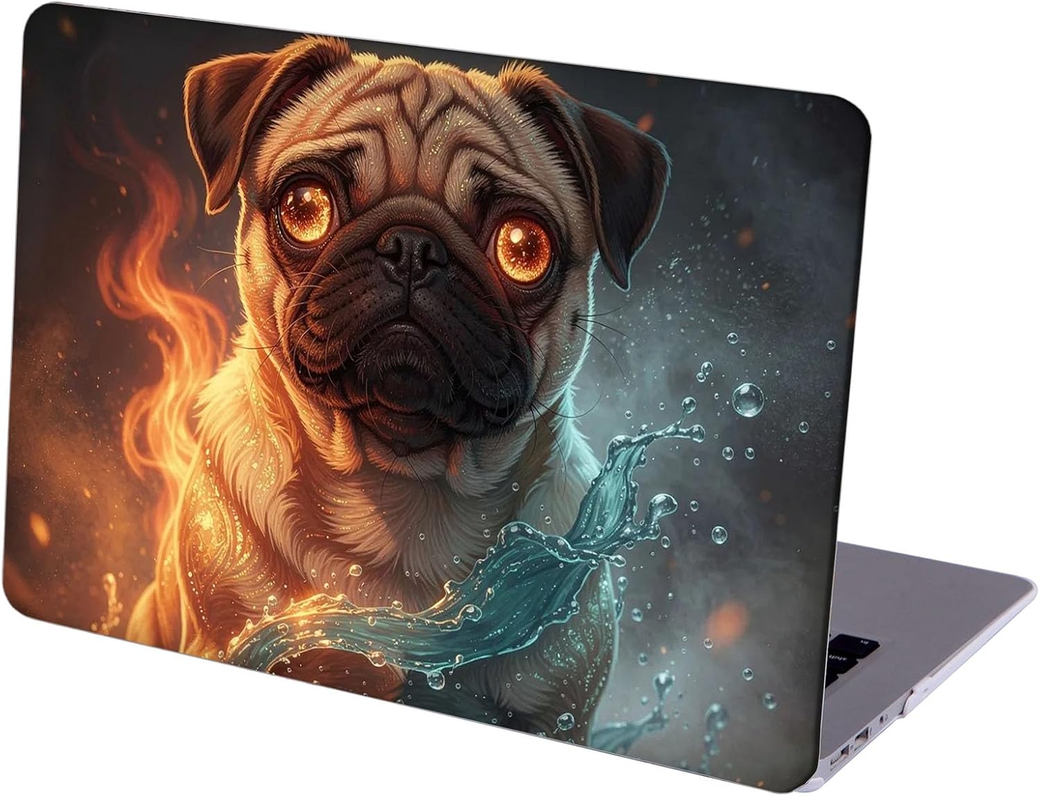 Compatible with MacBook Neo 13-inch, Hard Shell Case with Keyboard Cover and Screen Protector (A3404 A18 Pro chip, 2026 Release) - Pug MC22734