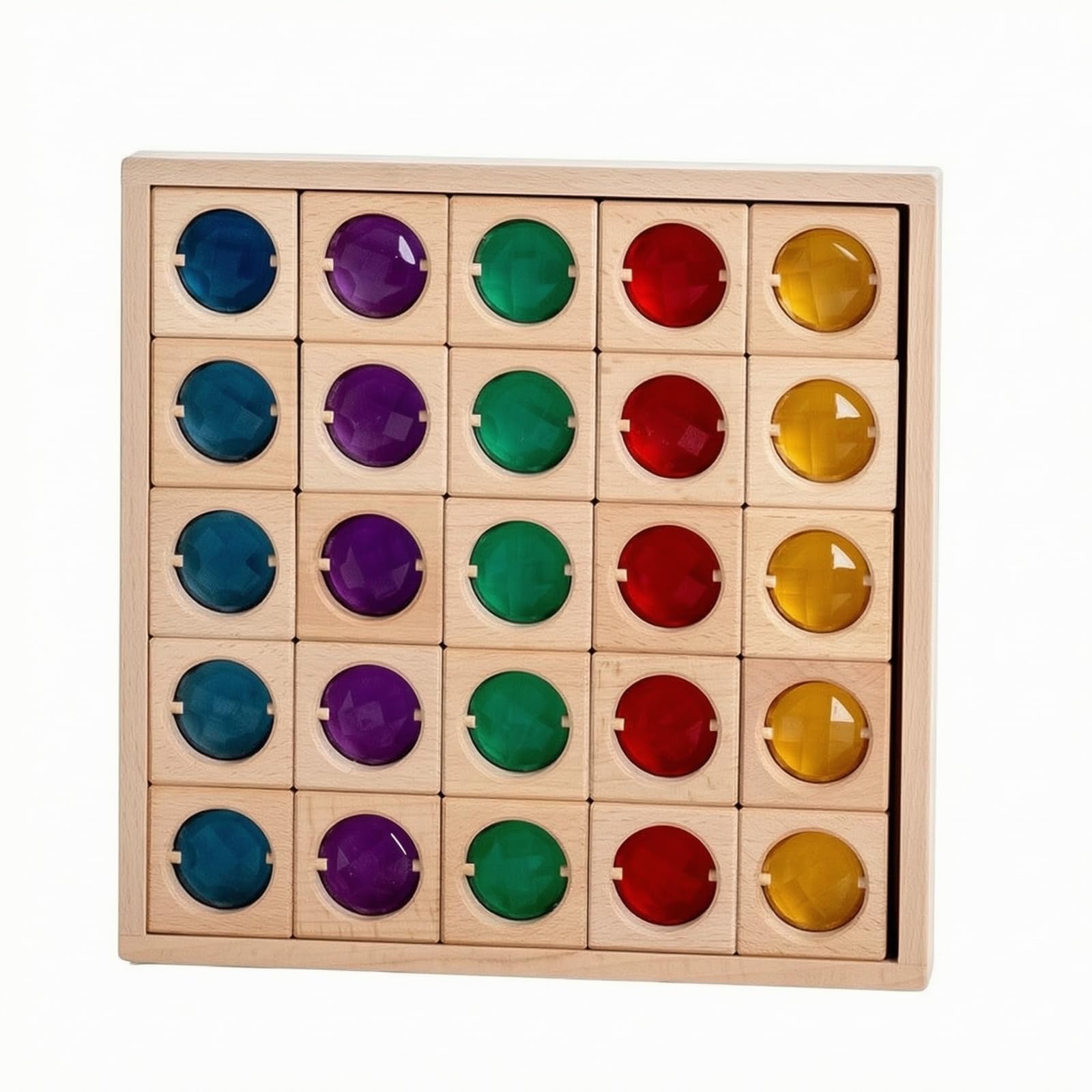 25 Piè Briques en Bois Vives | Transluci, Blocs Bois Pierres, Sensoriel, Lumineuse, Maternelle, Pits