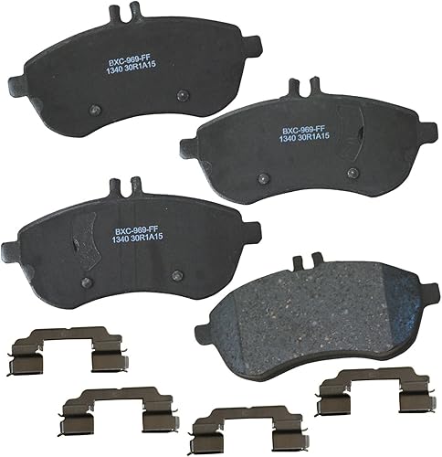 Miniatura 404 de Pastillas de freno delanteras cerámicas Bendix Premium SBC11 para modelos seleccionados Dodge Dart, Ford Fairlane, Falcon, Sedan Delivery, Mustang