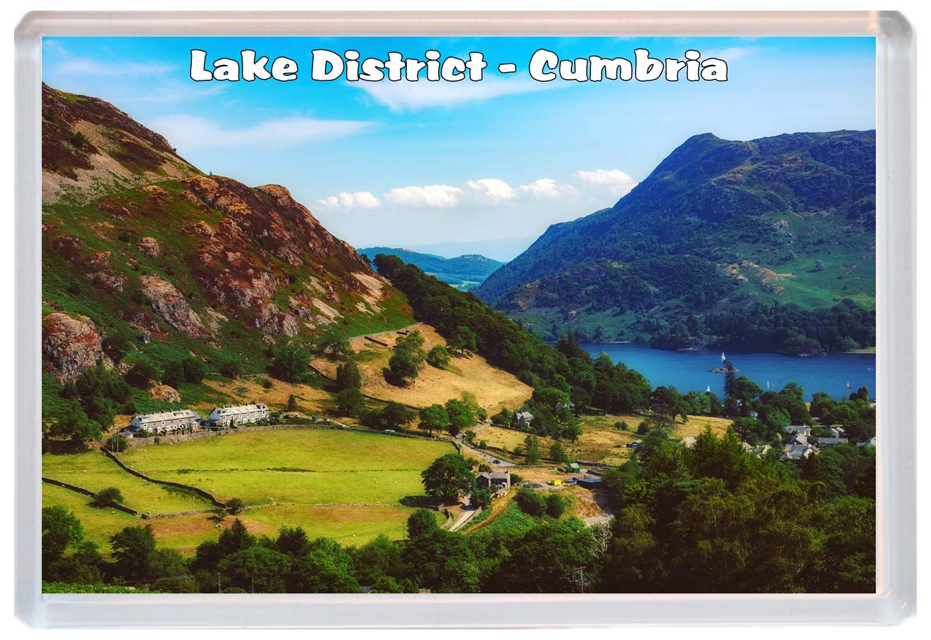 Baked Bean Store Multicolor Bbsm1048 - Lake District - Cumbria - Jumbo Fridge Magnet/Magnets