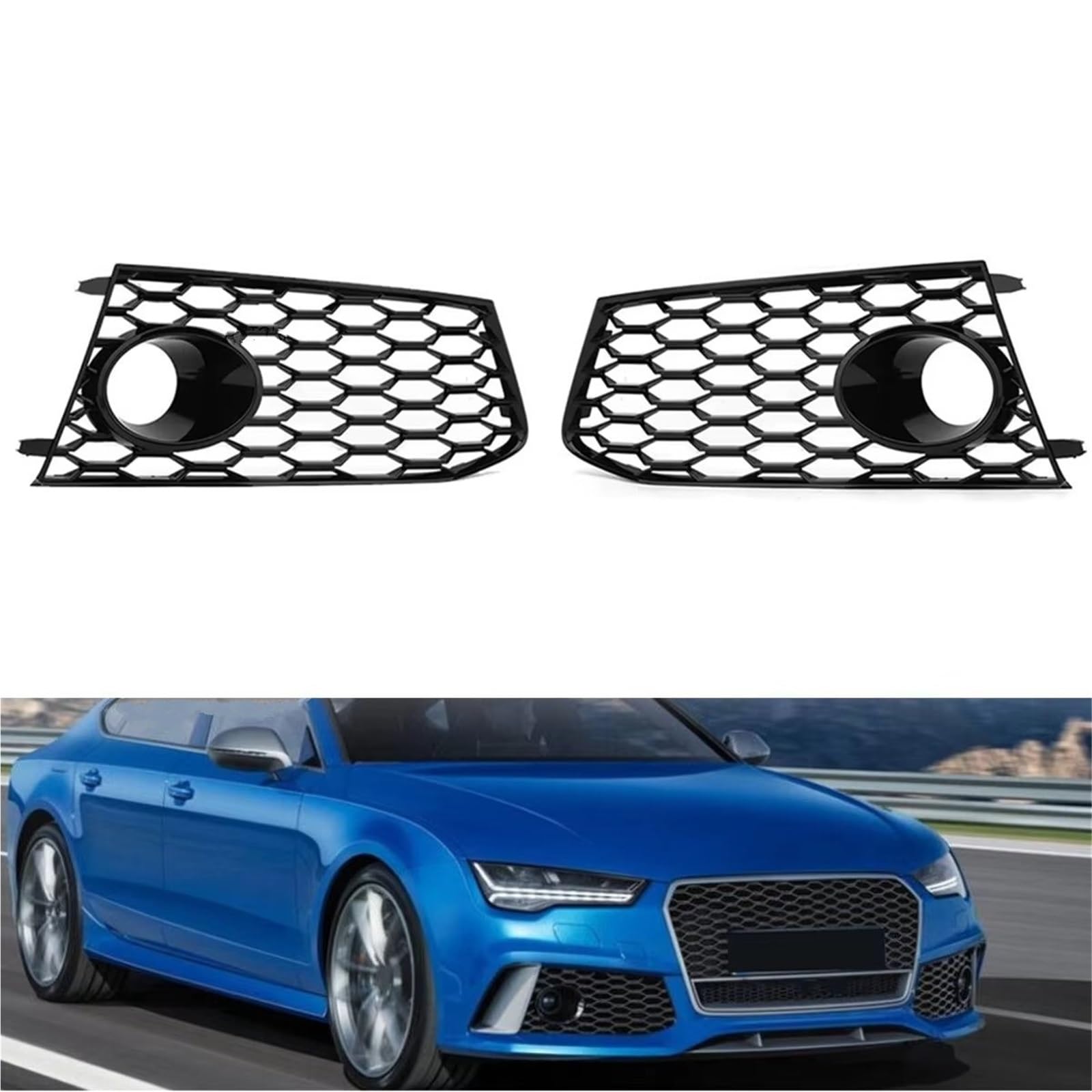 Per RS7 2014-2018 Kit Griglia Fendinebbia